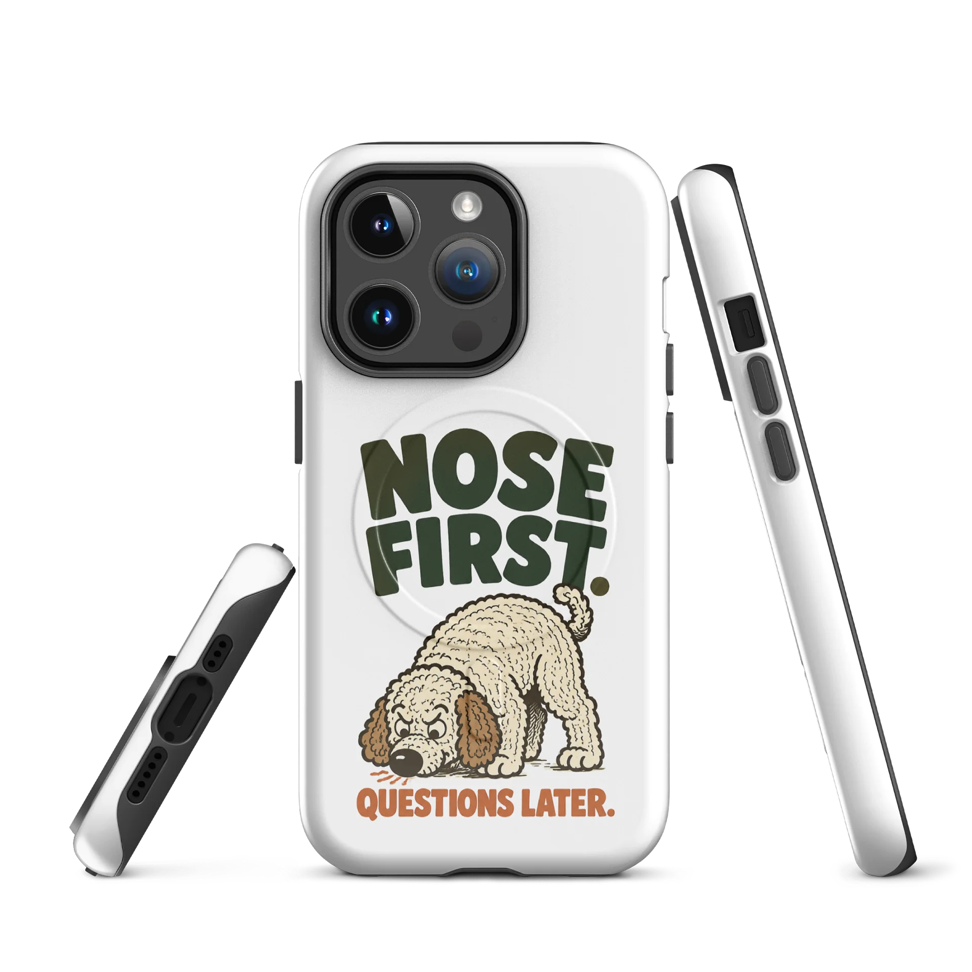 Nose First, Questions Later – iPhone Case product image (3)