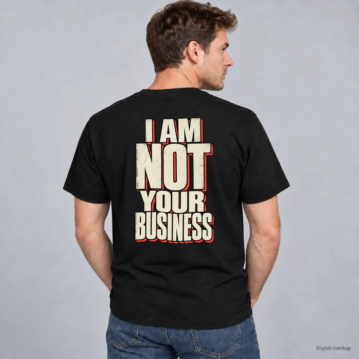 Editorial Block I Am Not Your Business T-Shirt product image (1)