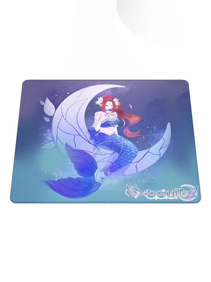 Moon Mermaid Crescent Gaming Mouse Pad product image (1)