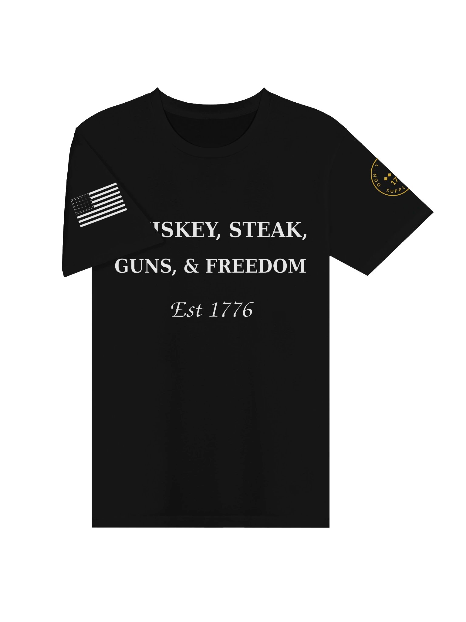 Whiskey, Steak, Guns, & Freedom Tee product image (3)