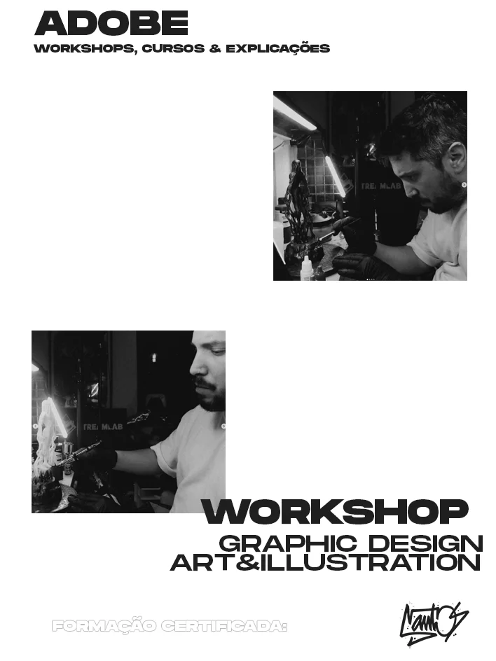 Explicações/Workshop | Adobe, Design e Ilustração ( Hora ) product image (1)