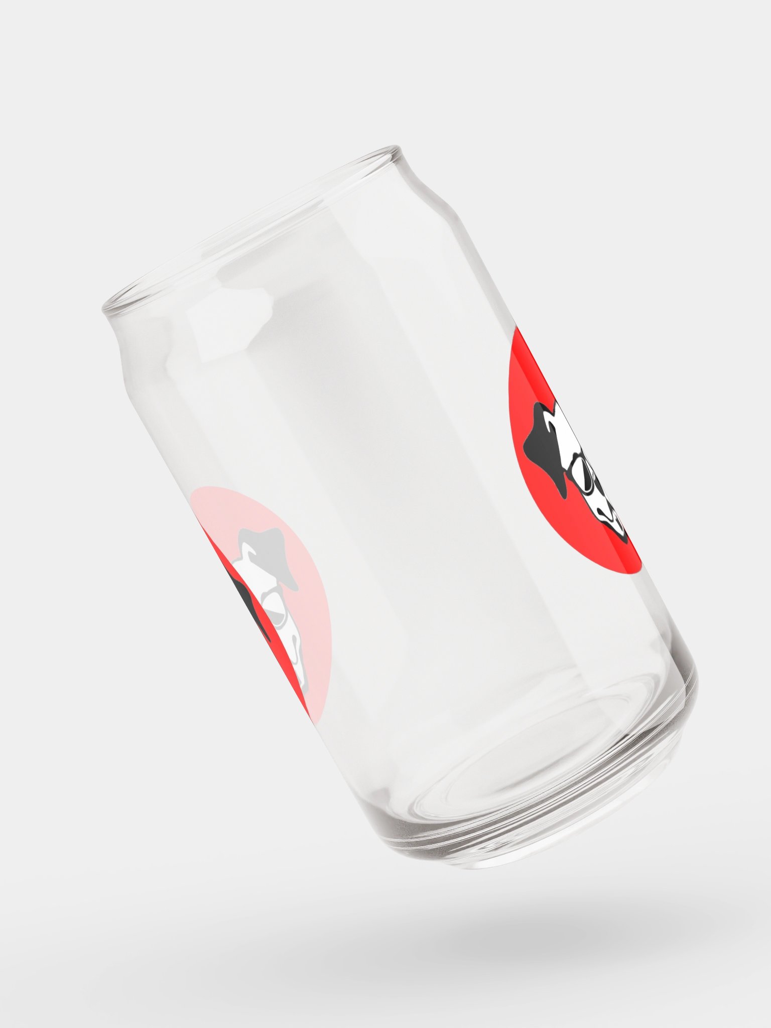 Red Logo Can Shaped Glass product image (7)
