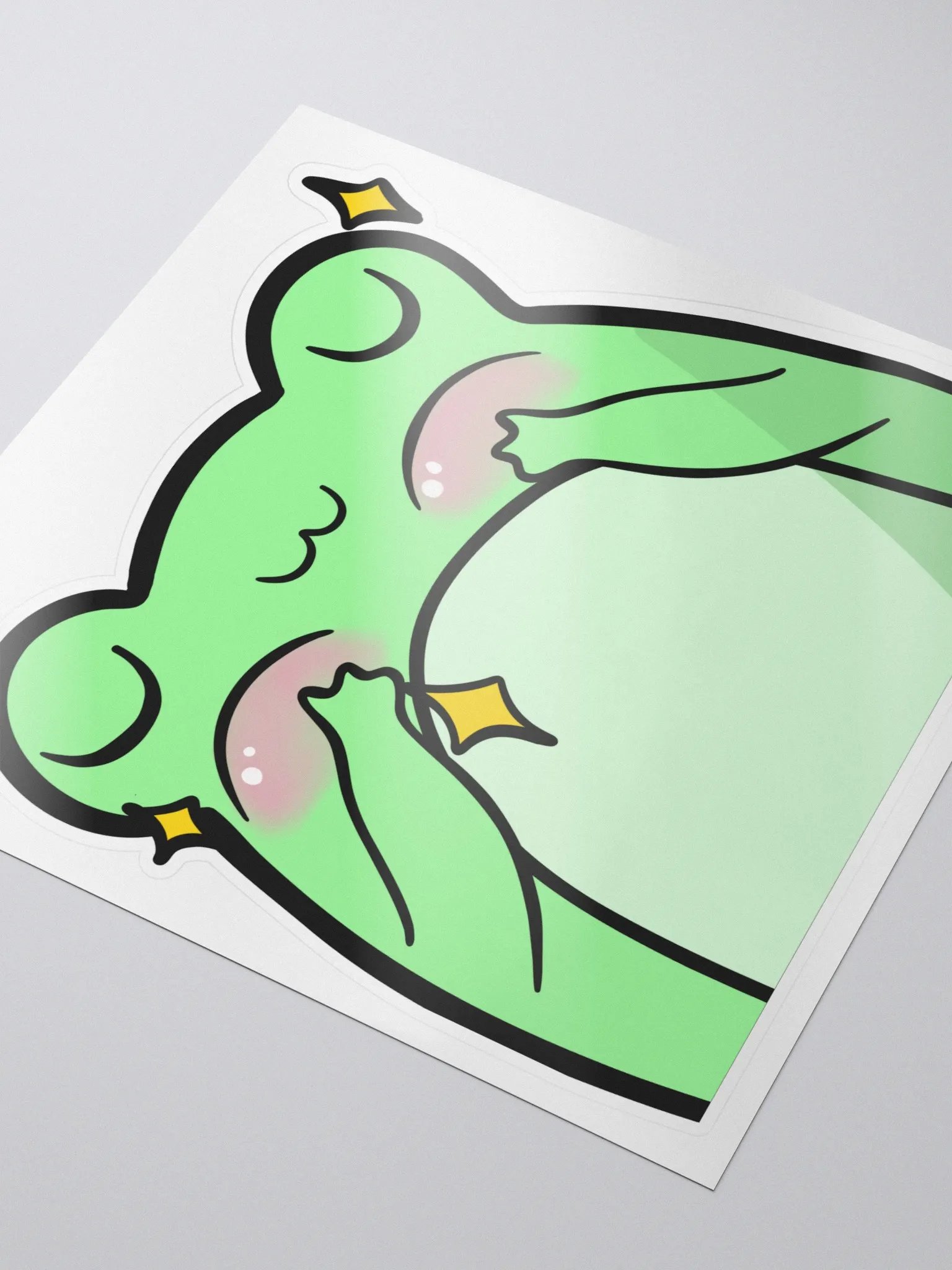 Frog Blush Sticker product image (3)