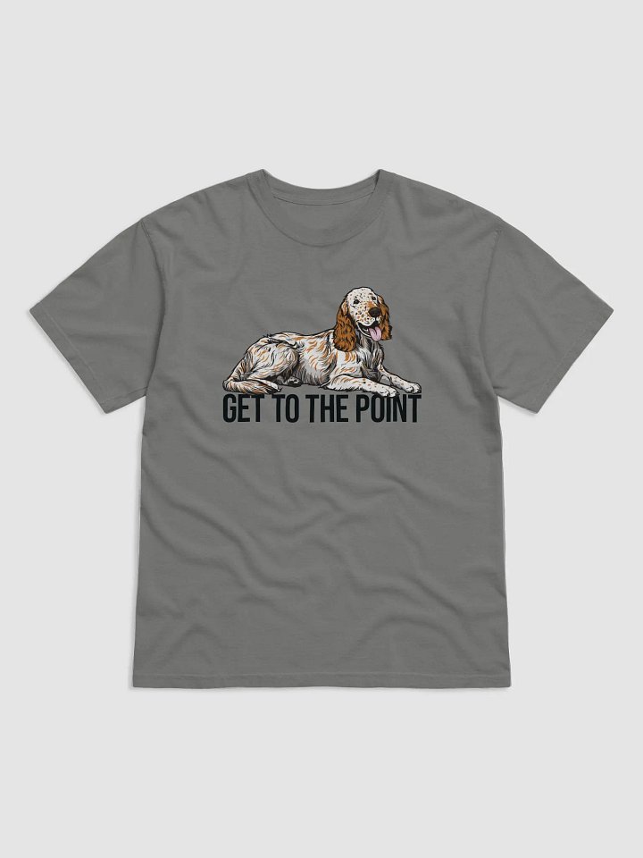 Get to the Point T-Shirt of an English Setter (Orange) | Funny T-Shirt for English Setter Paw-rents product image (1)