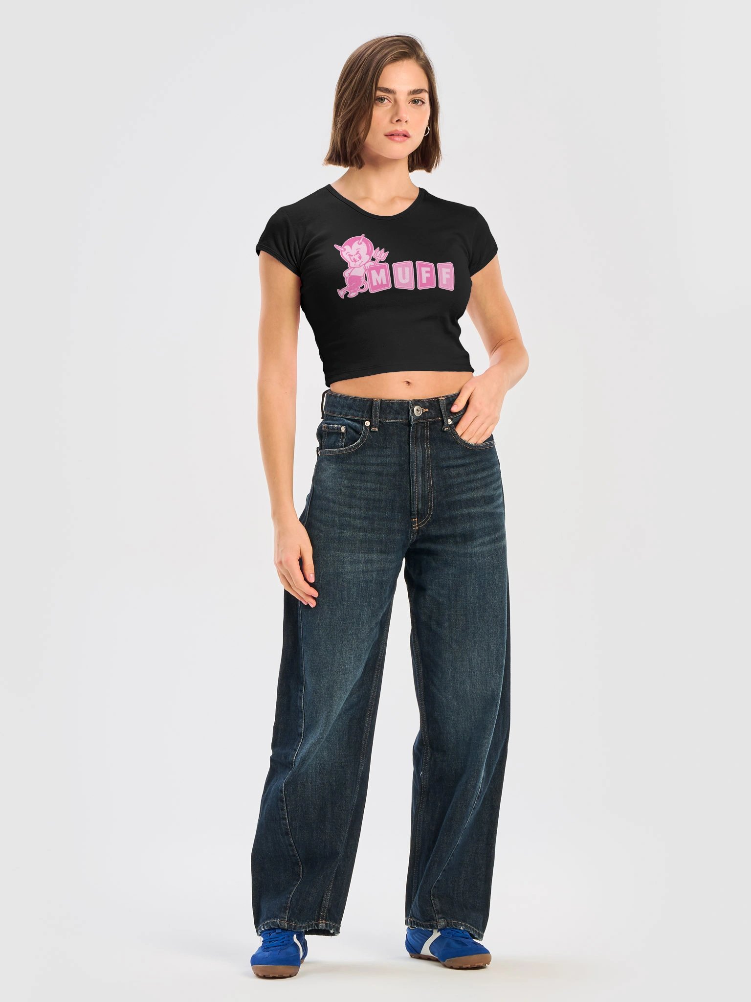 MUFF Little Devil Ribbed Crop Top product image (3)