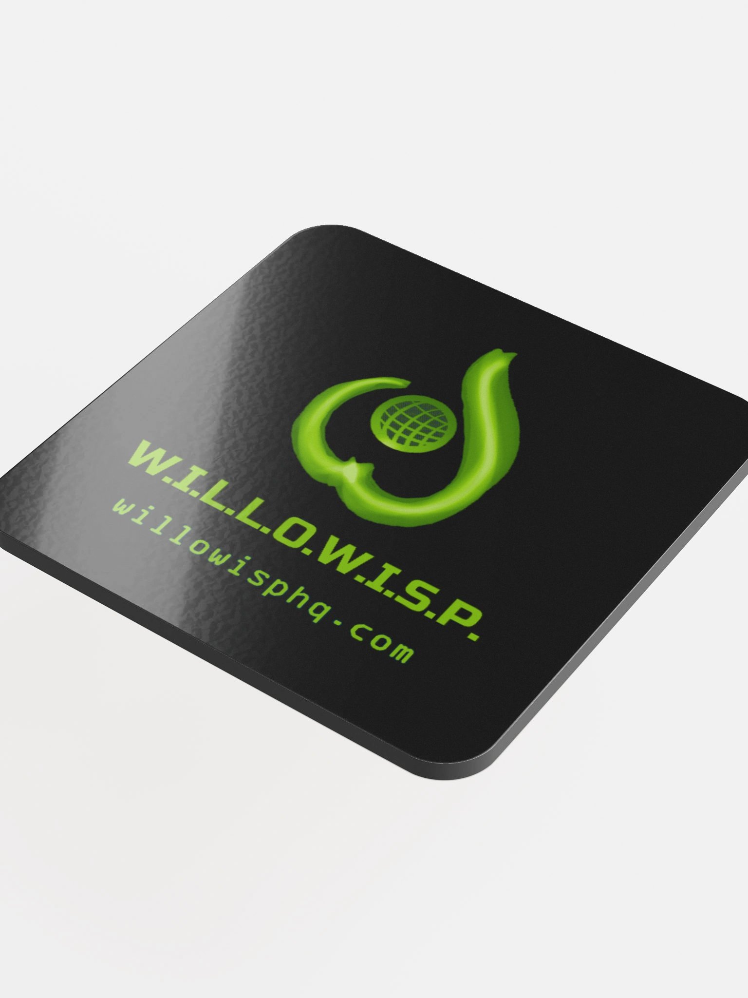 WILLOWISP Field Cork Coaster (black) product image (4)
