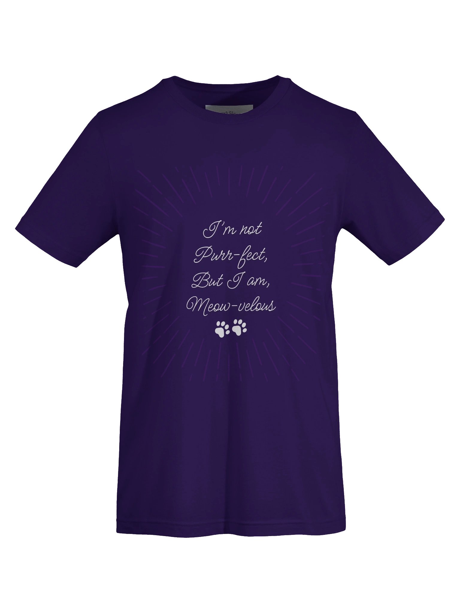 NOT PURRFECT, I'M MEOWVELOUS TEE product image (65)
