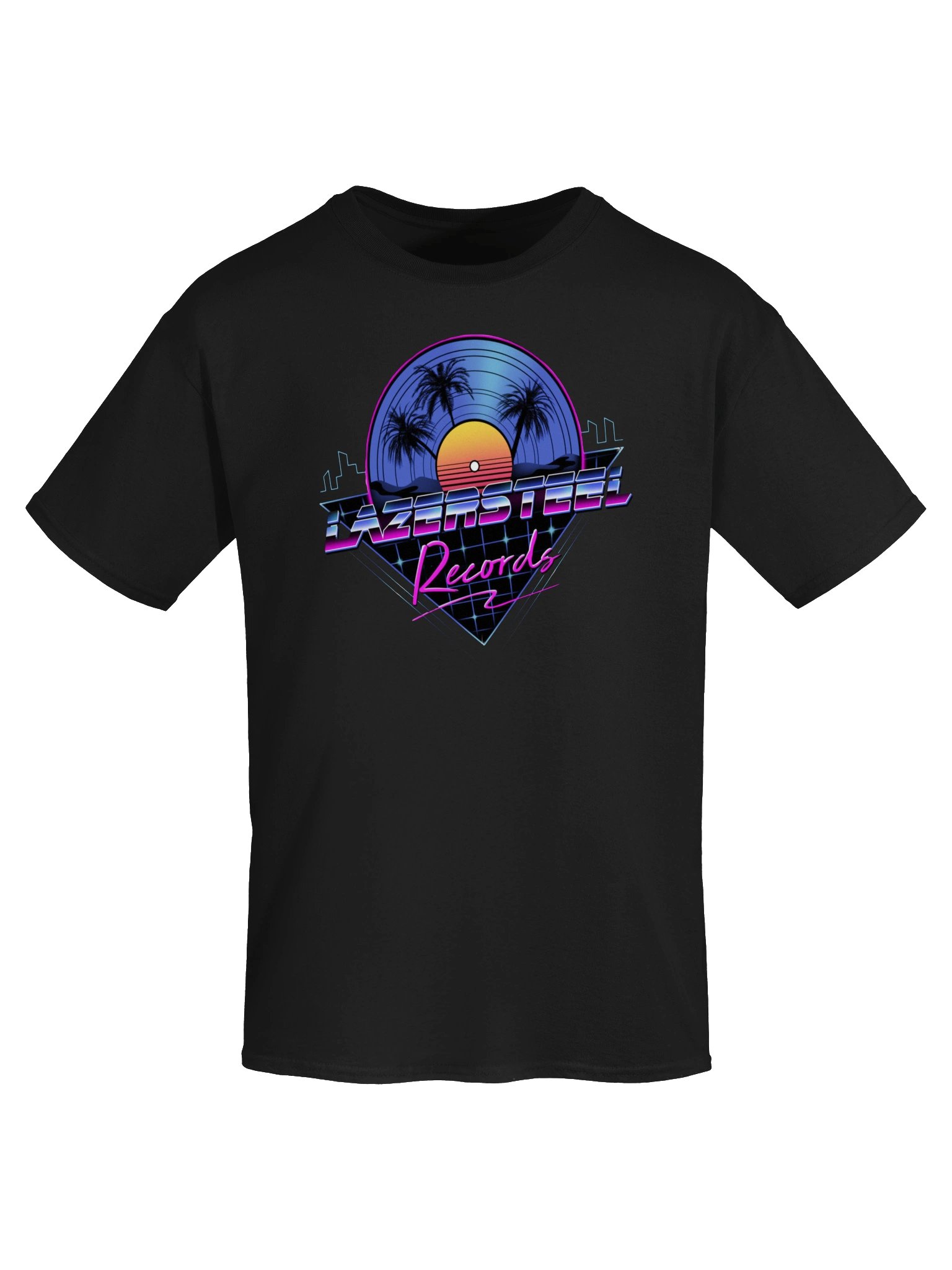 RETROSYNTH LAZERSTEEL RECORDS T-Shirt product image (5)