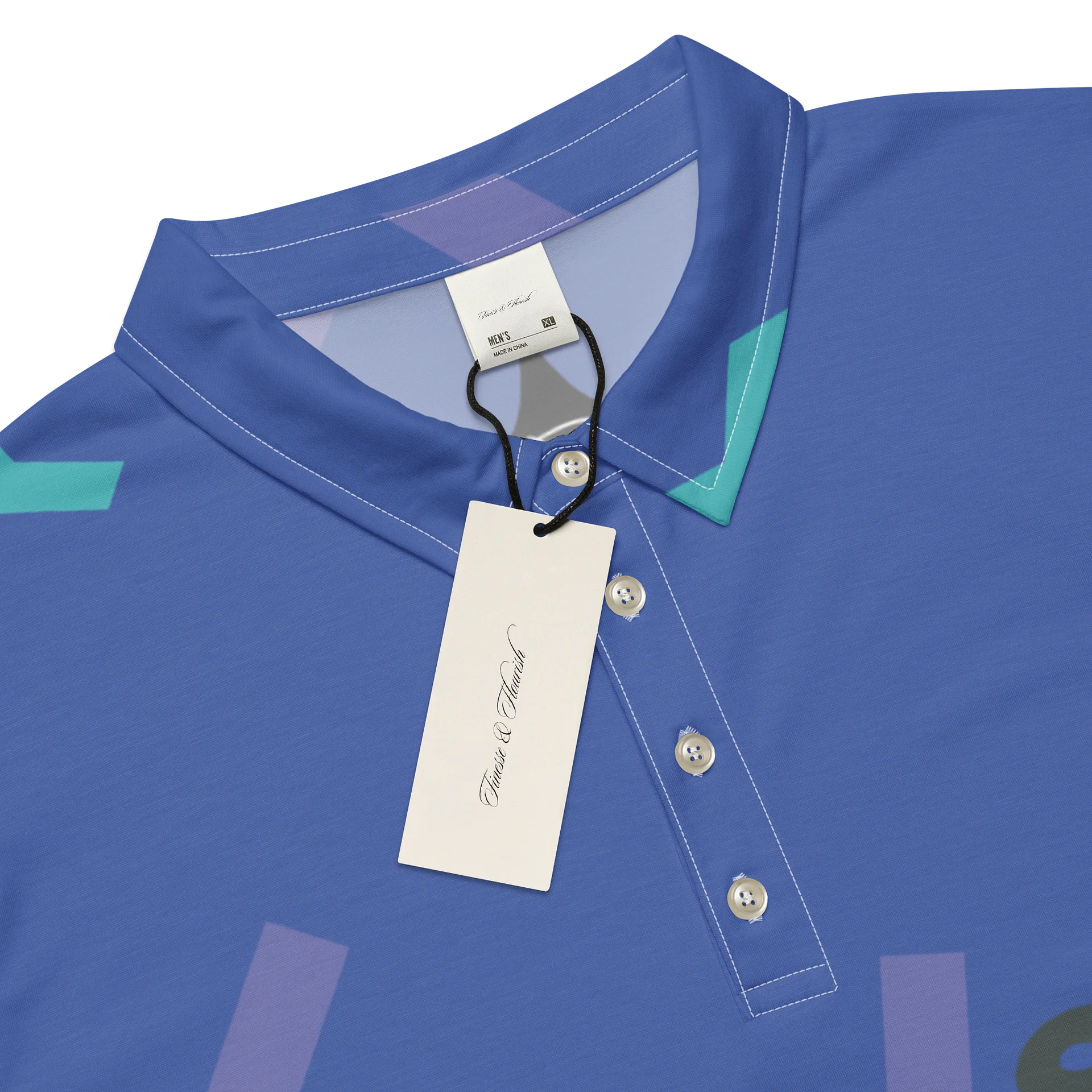 F&F 92 Slim Fit Polo Shirt (PUR) product image (4)