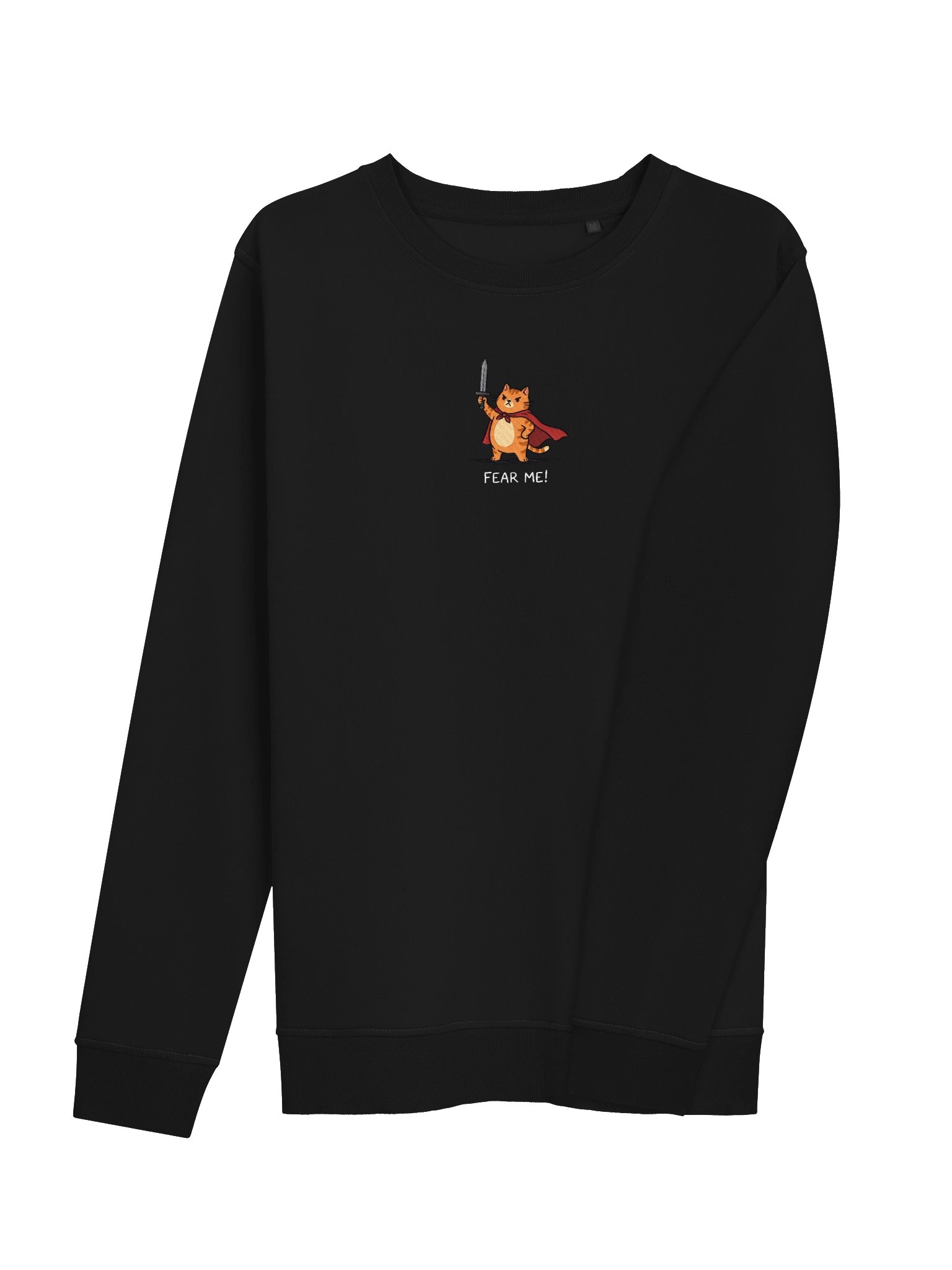 Fear Me! Funny Cat Warrior Sweatshirt | Cat Lover Crewneck Gift product image (13)