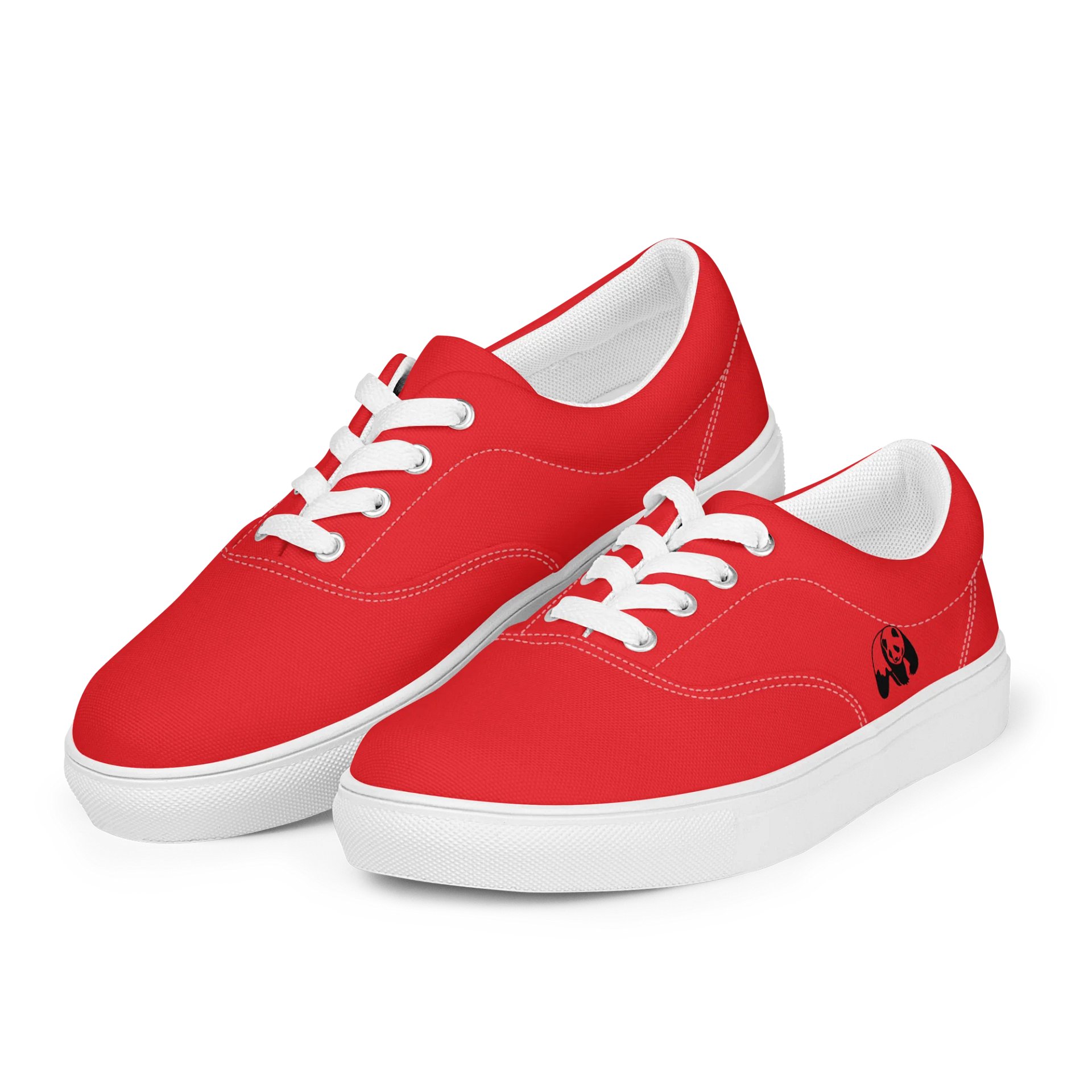 Panda Power Lace-Up Canvas Shoes product image (3)