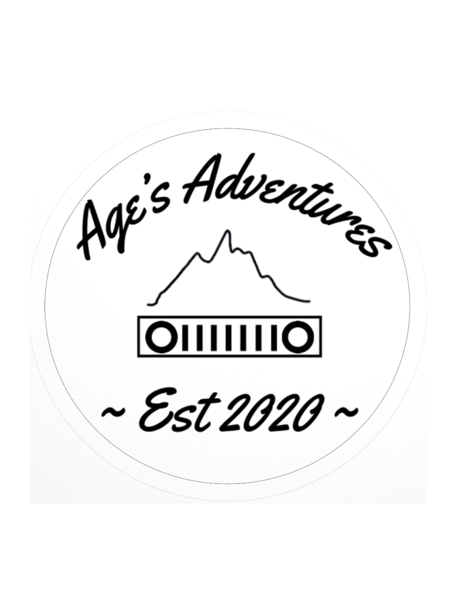 The Official Age's Adventures Logo Sticker (Kiss-Cut) product image (1)