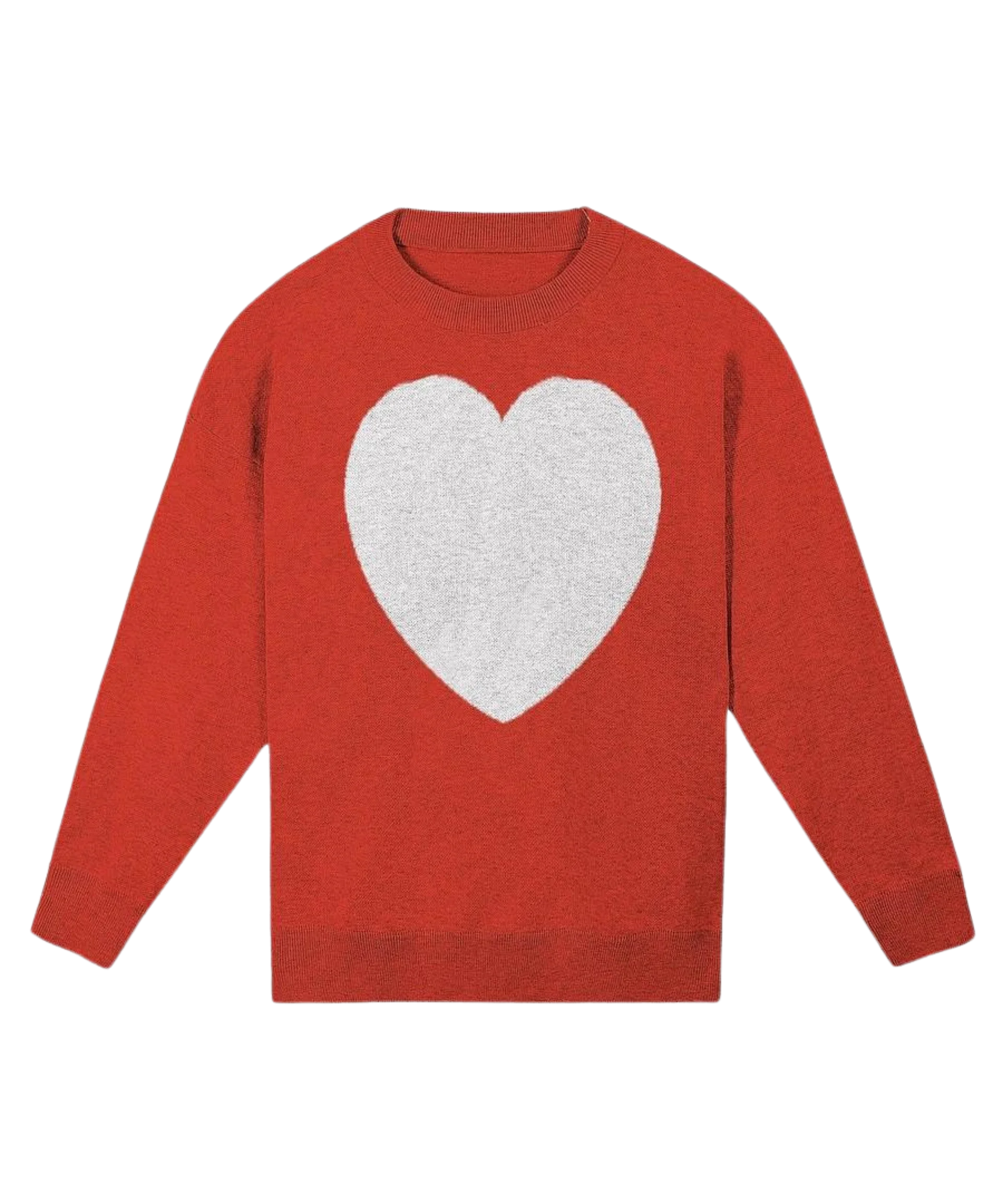 Heart Knitted Relaxed Sweater 2/2 product image (1)