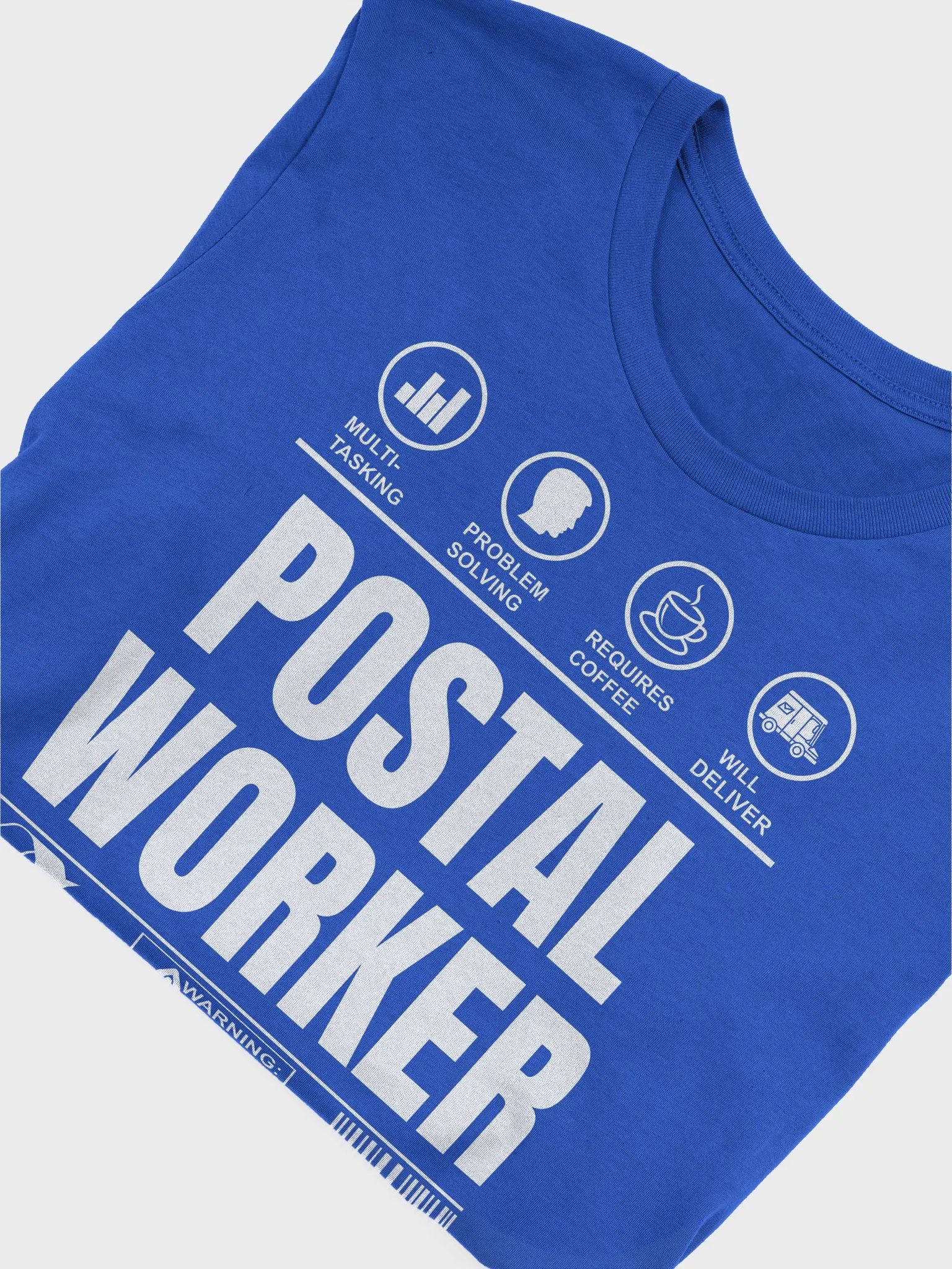 POSTAL WARNING LABEL UNISEX TEE product image (39)