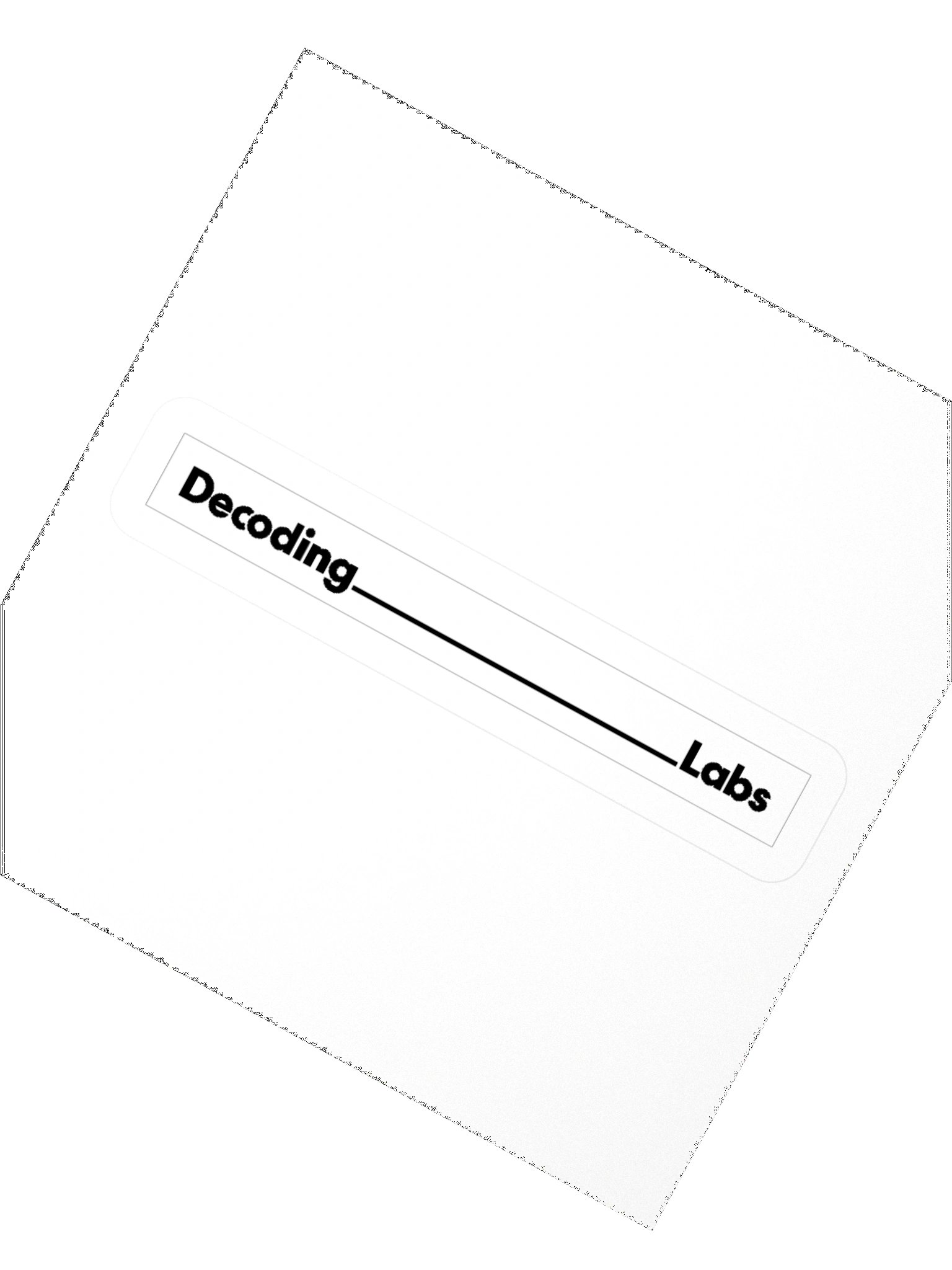 Decoding Labs Signature Stickers - Black product image (7)