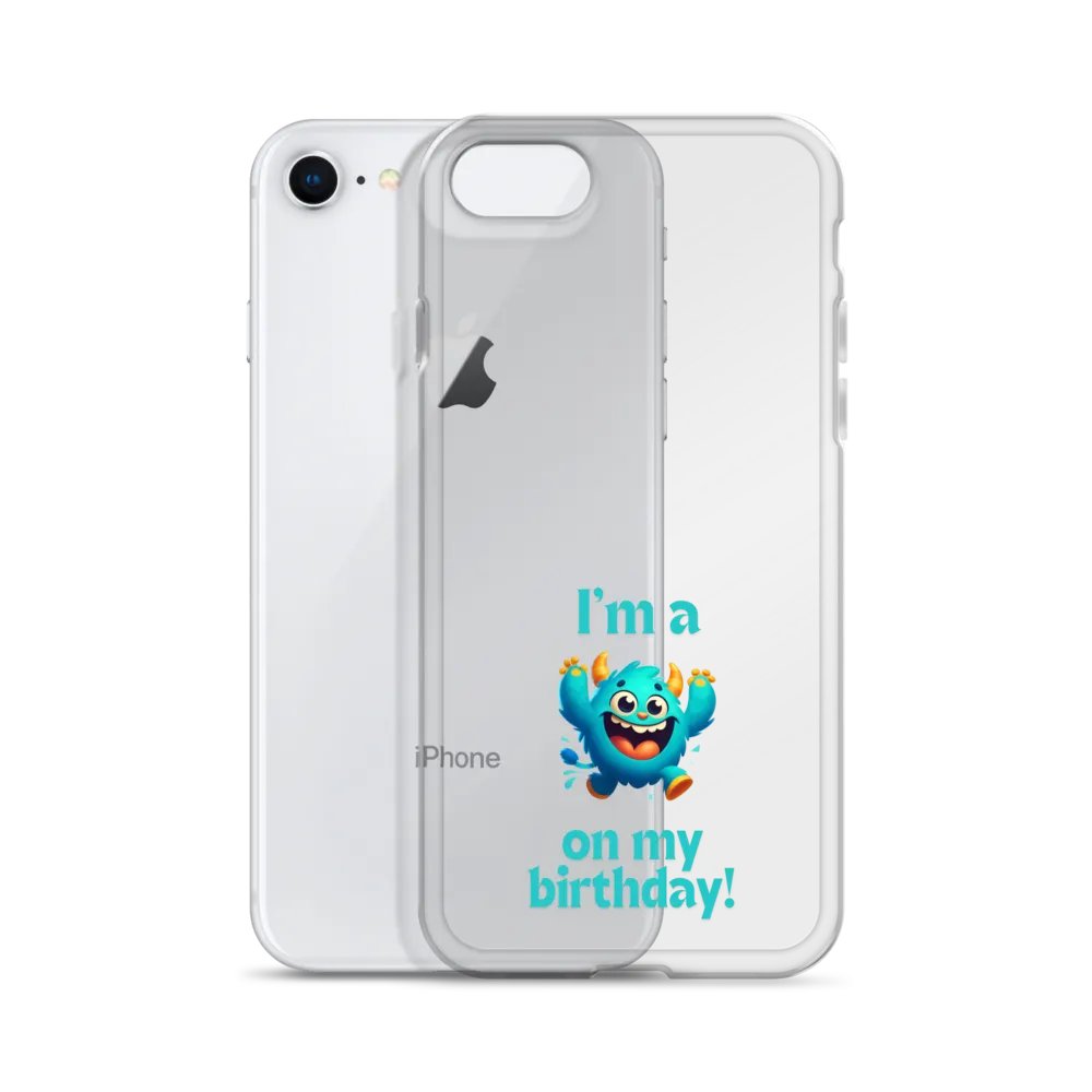 Birthday Monster Clear iPhone Case product image (51)