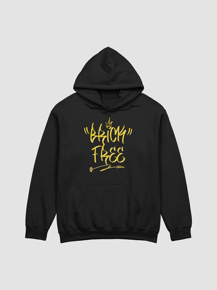Brick Free Hoodie (Gold Logo) product image (3)