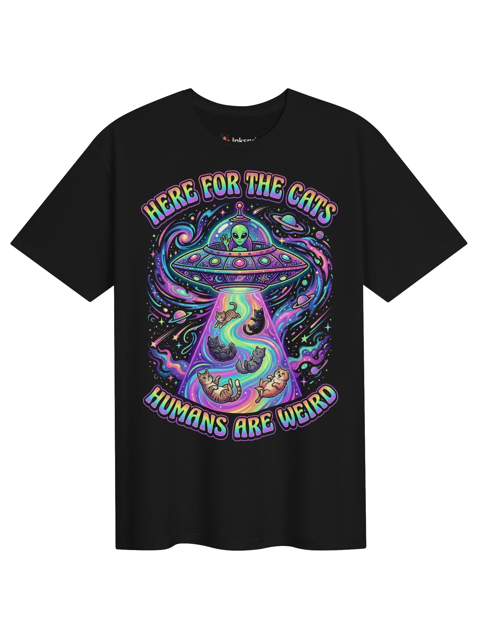 Here for the Cats Alien Tee product image (1)
