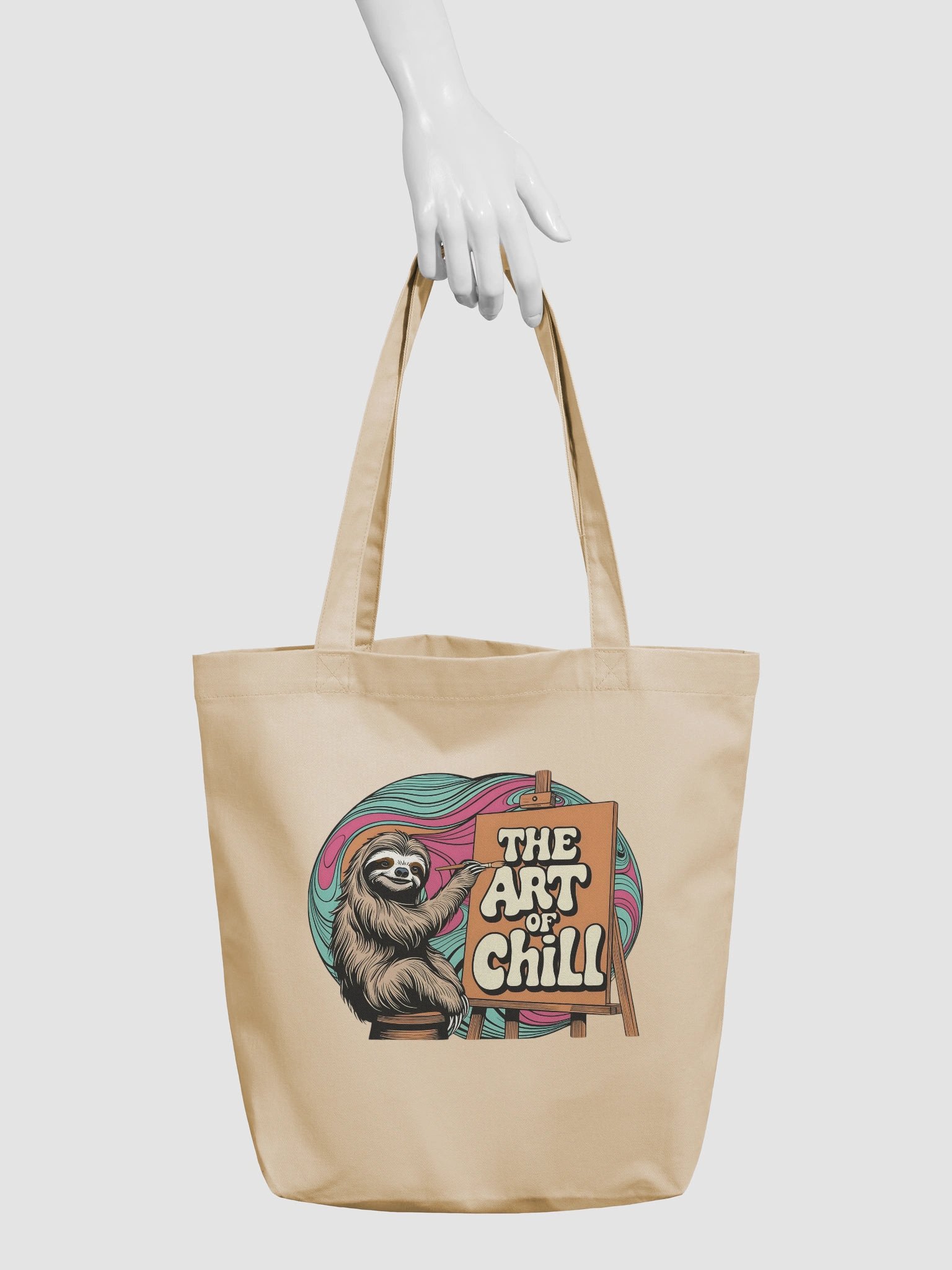 Chill Sloth Eco-Friendly Tote Bag product image (6)