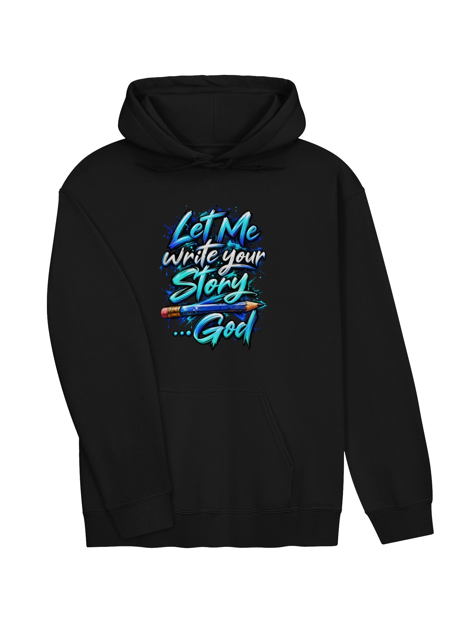 Let Me Write Your Story, God Hoodie | Trust God's Plan, Surrender Your Future | Christian Faith Streetwear product image (2)