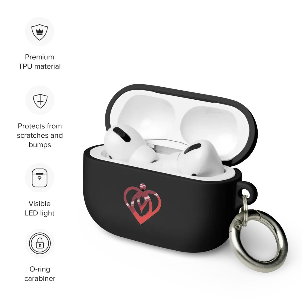 Noir Heart AirPod case product image (17)