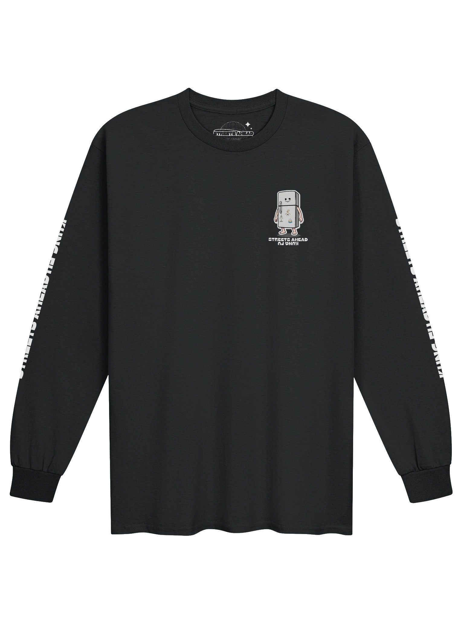 The Floating Fridge - Long Sleeve Shirt - Black product image (2)