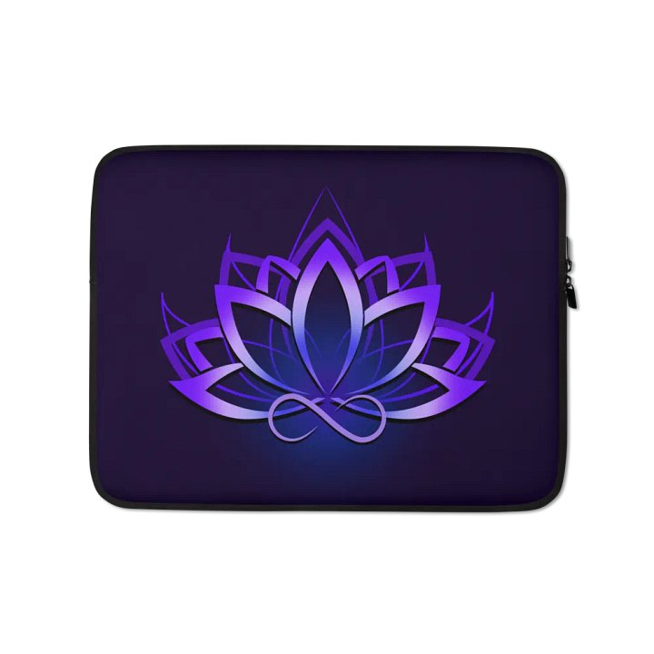 Flexxfinity Lotus Laptop Sleeve Dark product image (1)