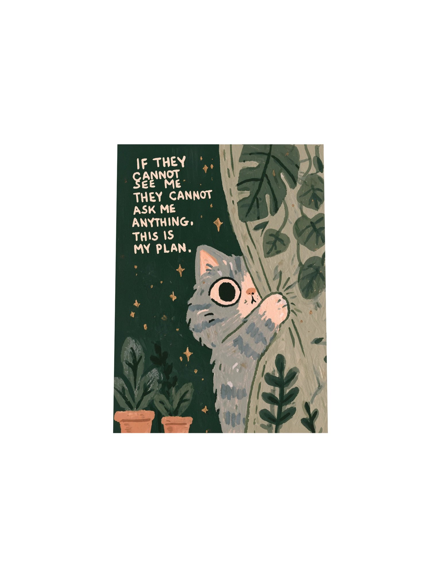 If They Cannot See Me Cat Poster product image (28)