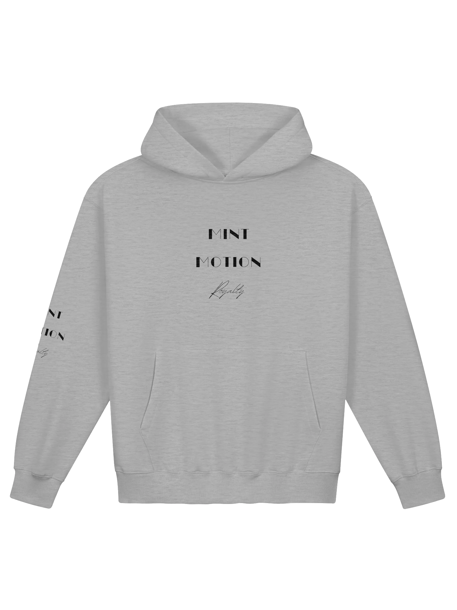 Royalty Series Black Print Premium Hoodie product image (2)