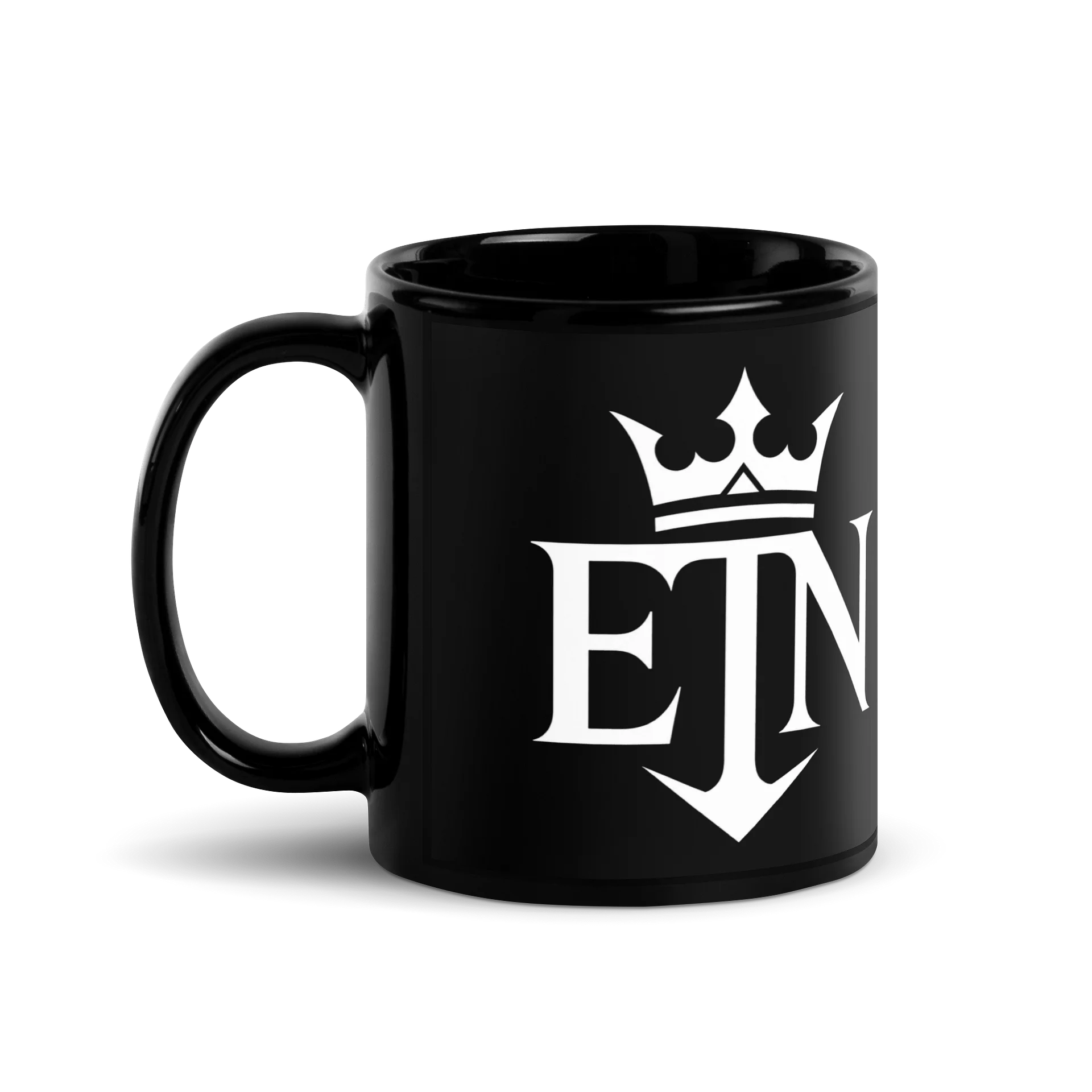 Elite Team Network Koffee Mug (White On Black) product image (1)