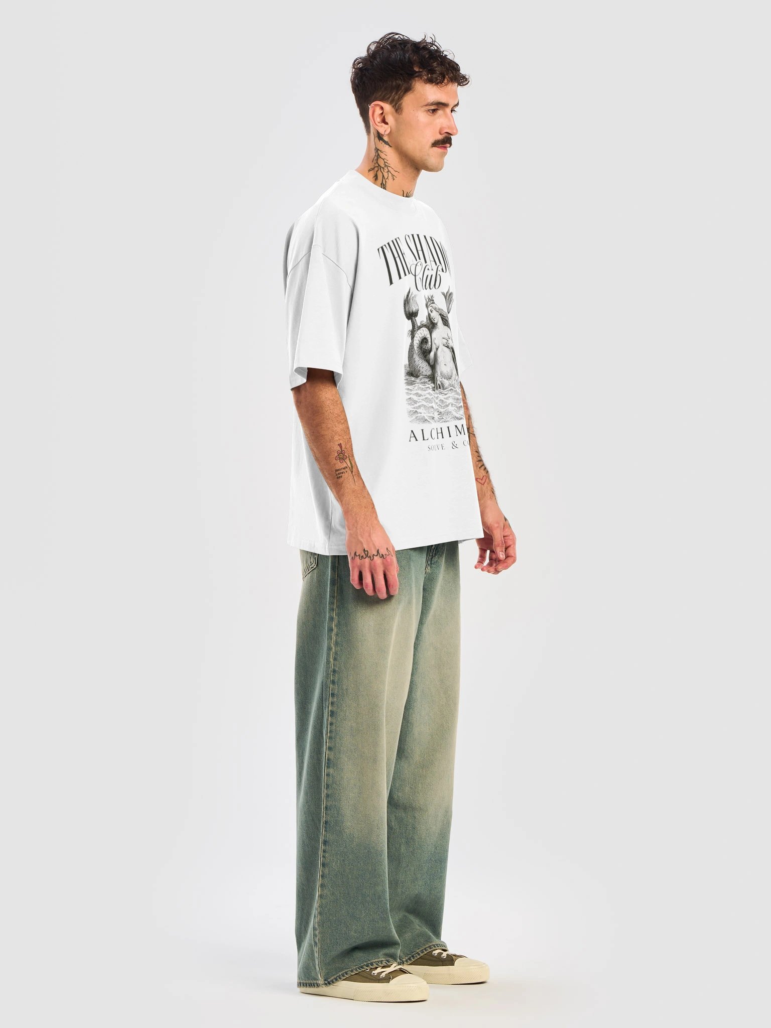 T-Shirt Unisex Oversize Coton Bio Poids Lourd – The Shadow Club product image (5)