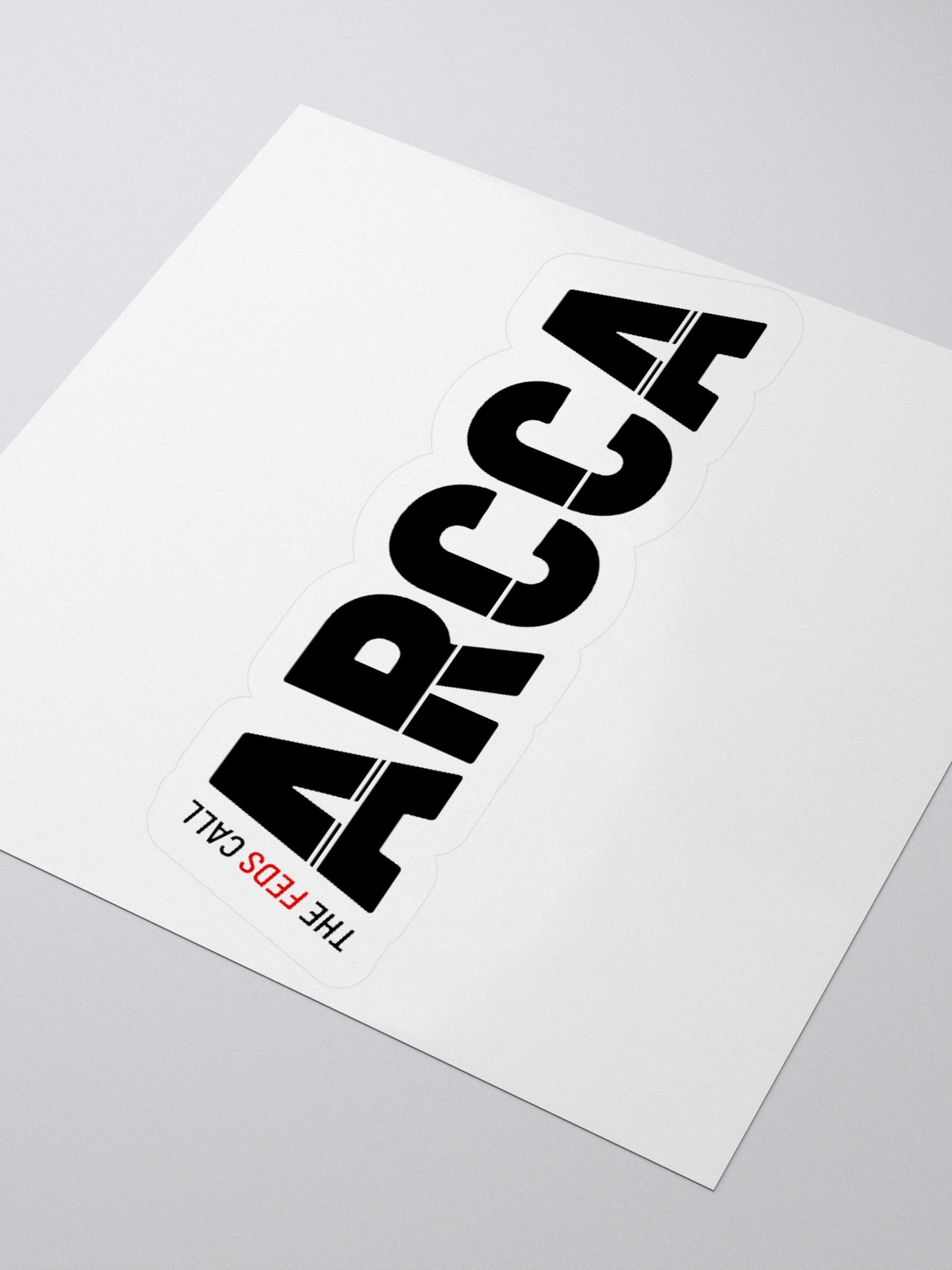 The Feds call ARCCA (sticker) product image (8)