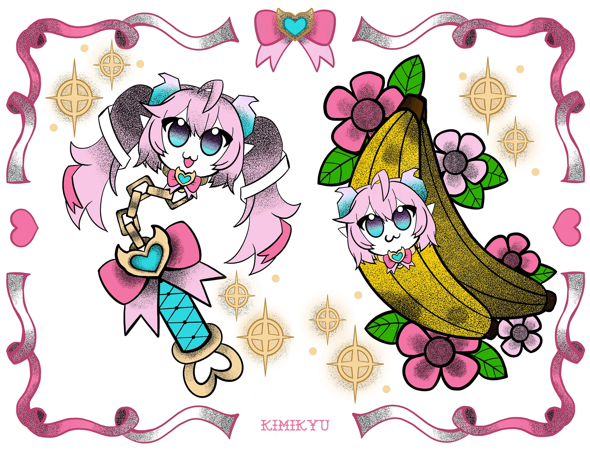 Chibidoki Tattoo Flash Print product image (1)