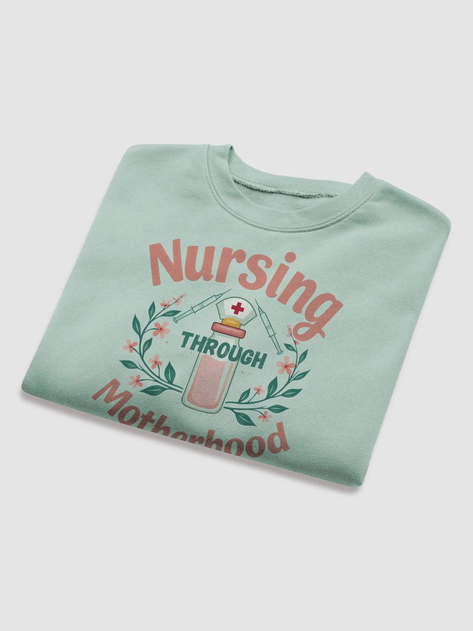 Nurse Mom Fleece Crop Sweatshirt product image (15)