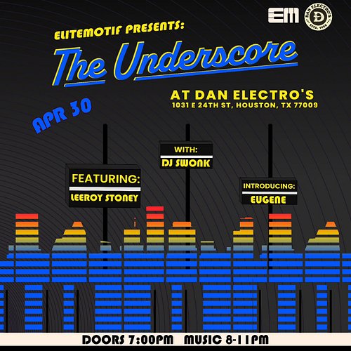 We're goin Trap y'all!

Join us for this month's Underscore showcase, featuring:

@333eugene in the first slot
@iamswonk play...