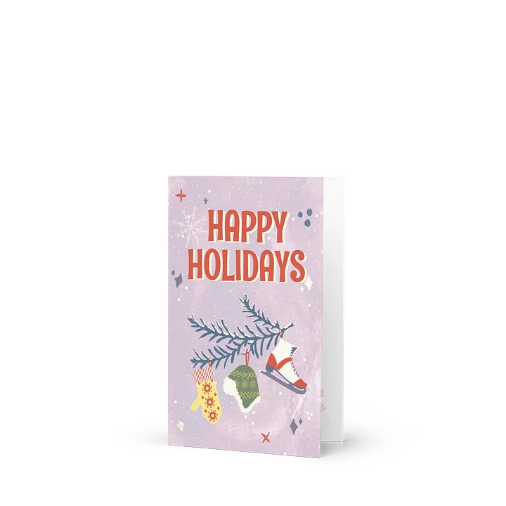 Happy Holidays | Frosty Branch Holiday Card product image (1)