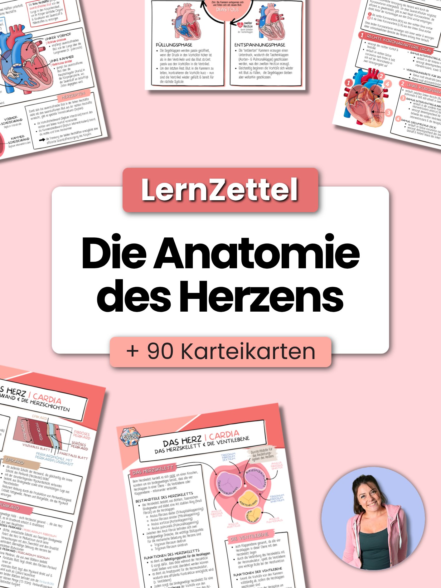 LernZettel 'Anatomie des Herzens' product image (1)