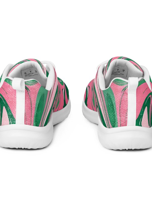 Women's Oh So Pretty Pink & Green Painted Athletic Kicks product image (7)