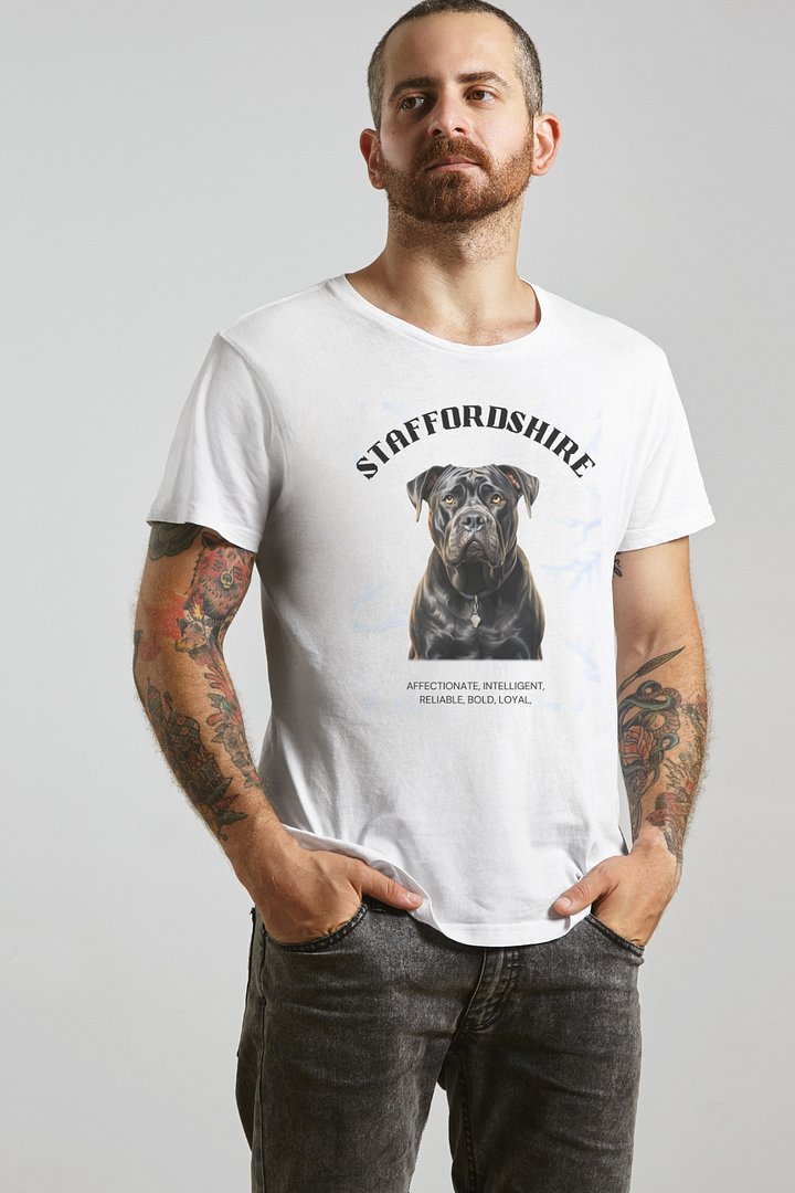 Staffordshire White Relaxed Fit T-shirt product image (1)