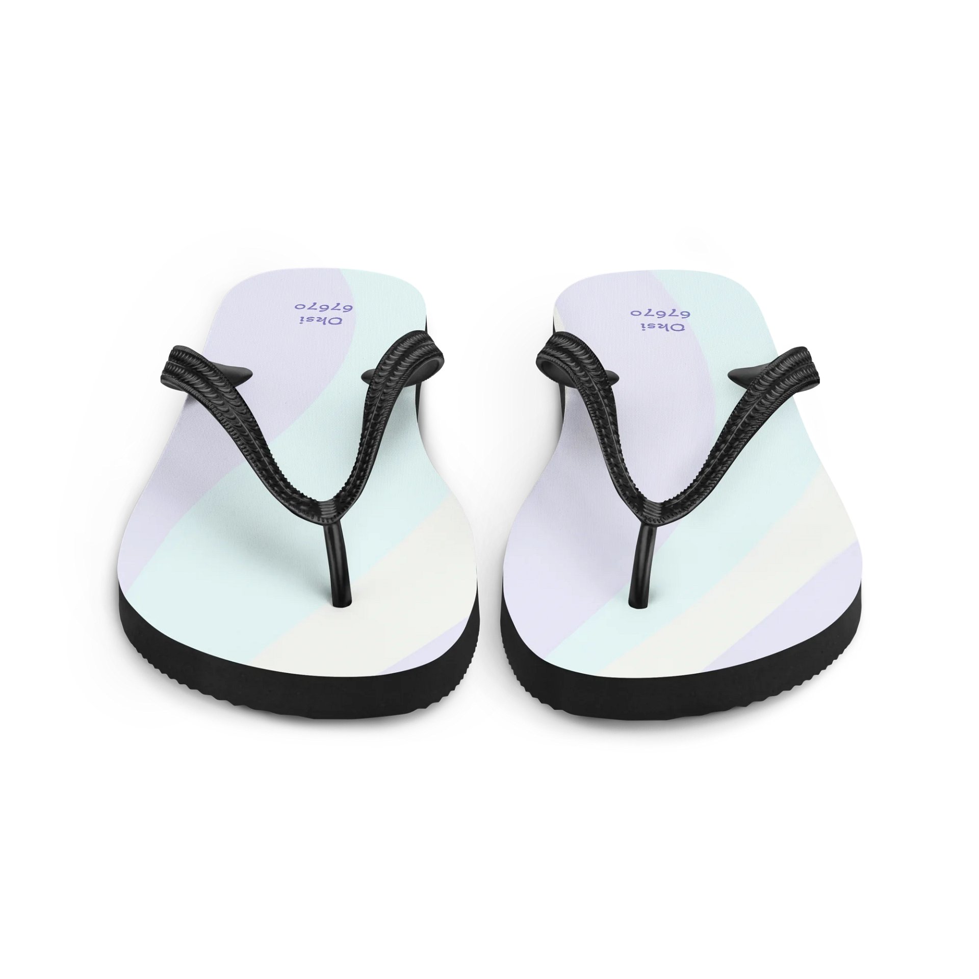 Pastel Wave Custom Flip-Flops product image (4)