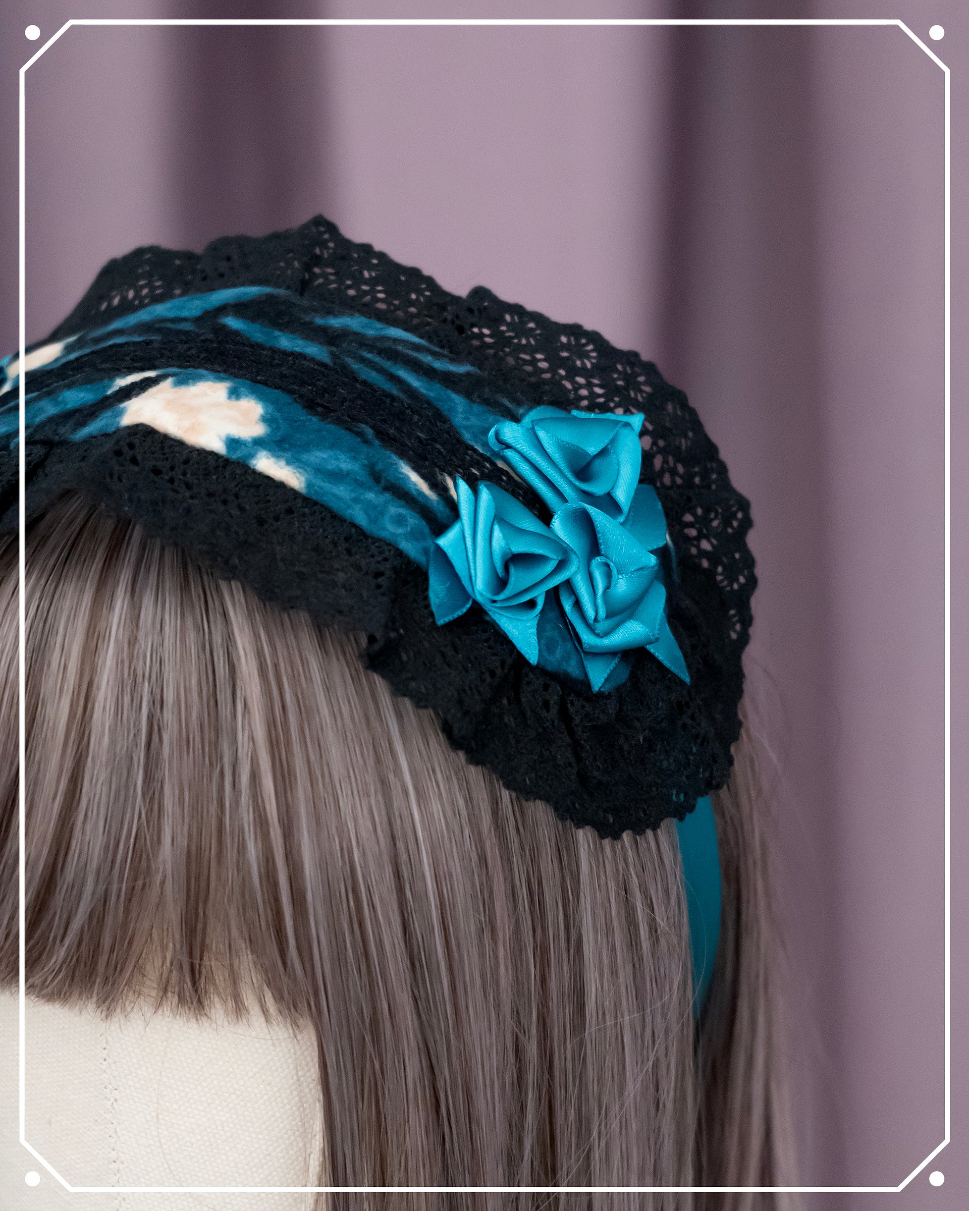 Cemetery Iris Rectangle Headdress product image (3)