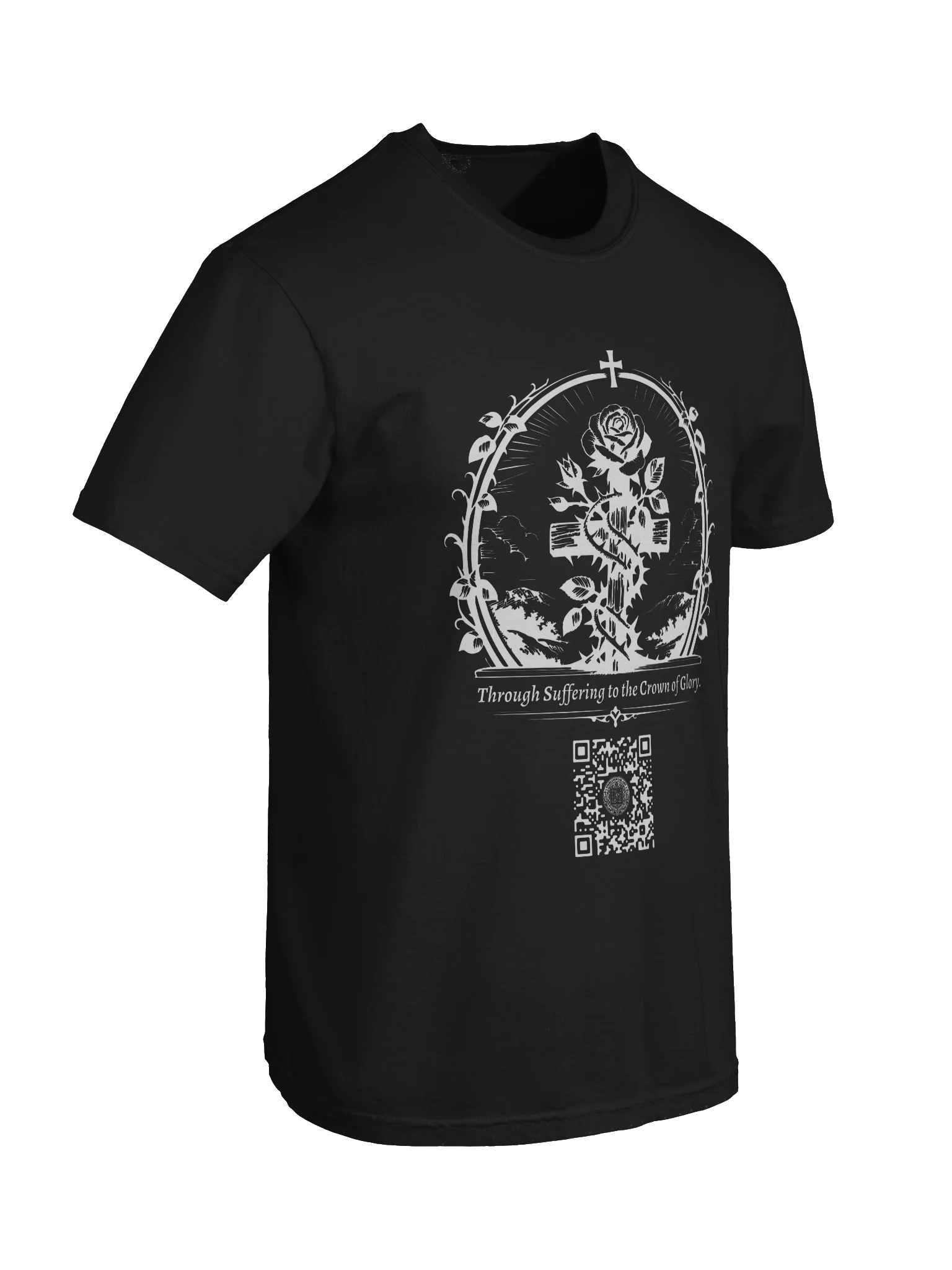 Rose and Thorns (White on Black/Color) product image (8)