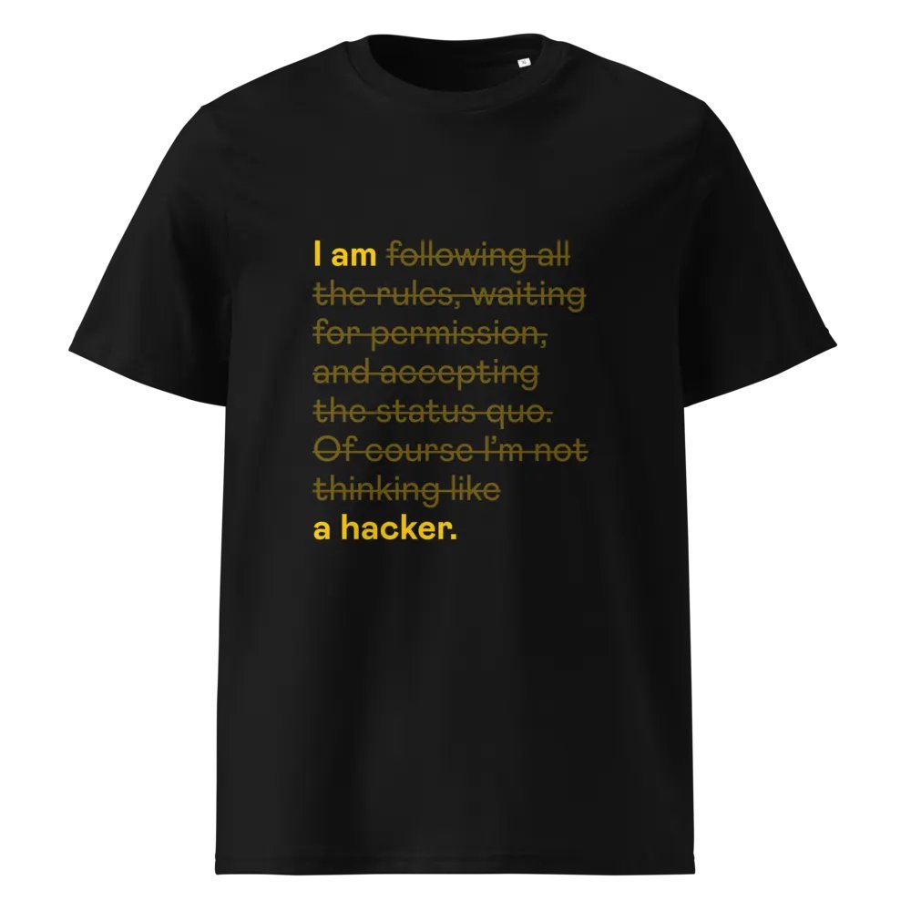 Hacker Mindset Organic Tee product image (1)