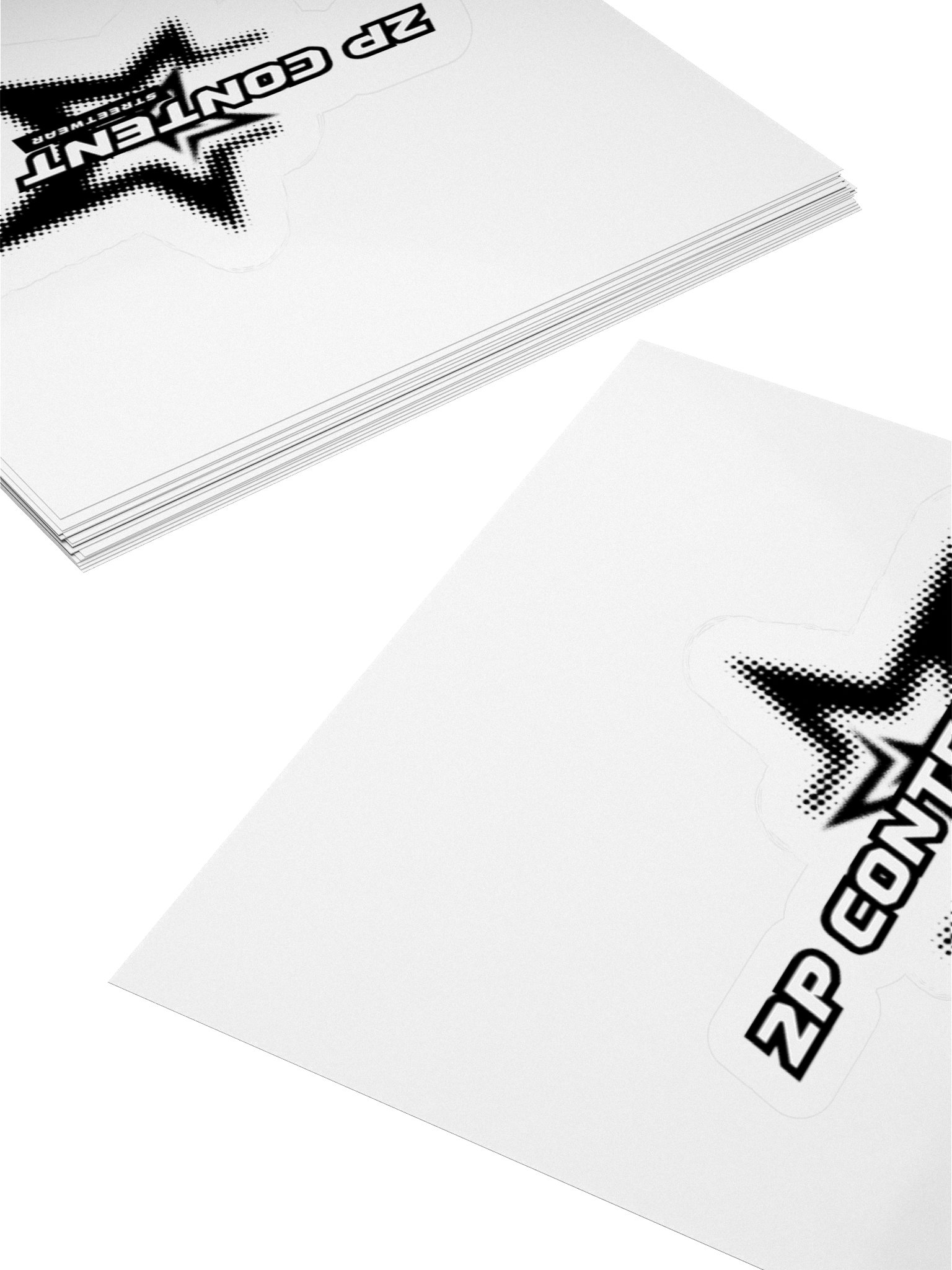 2P CONTENT Streetwear Kiss Cut Stickers product image (4)