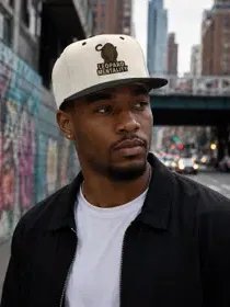 Leopard Mentality™ Snapback Hat | Structured Flat-Brim Cap product image (1)