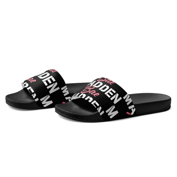 MaddenBae Mens Signature Slides Black product image (2)
