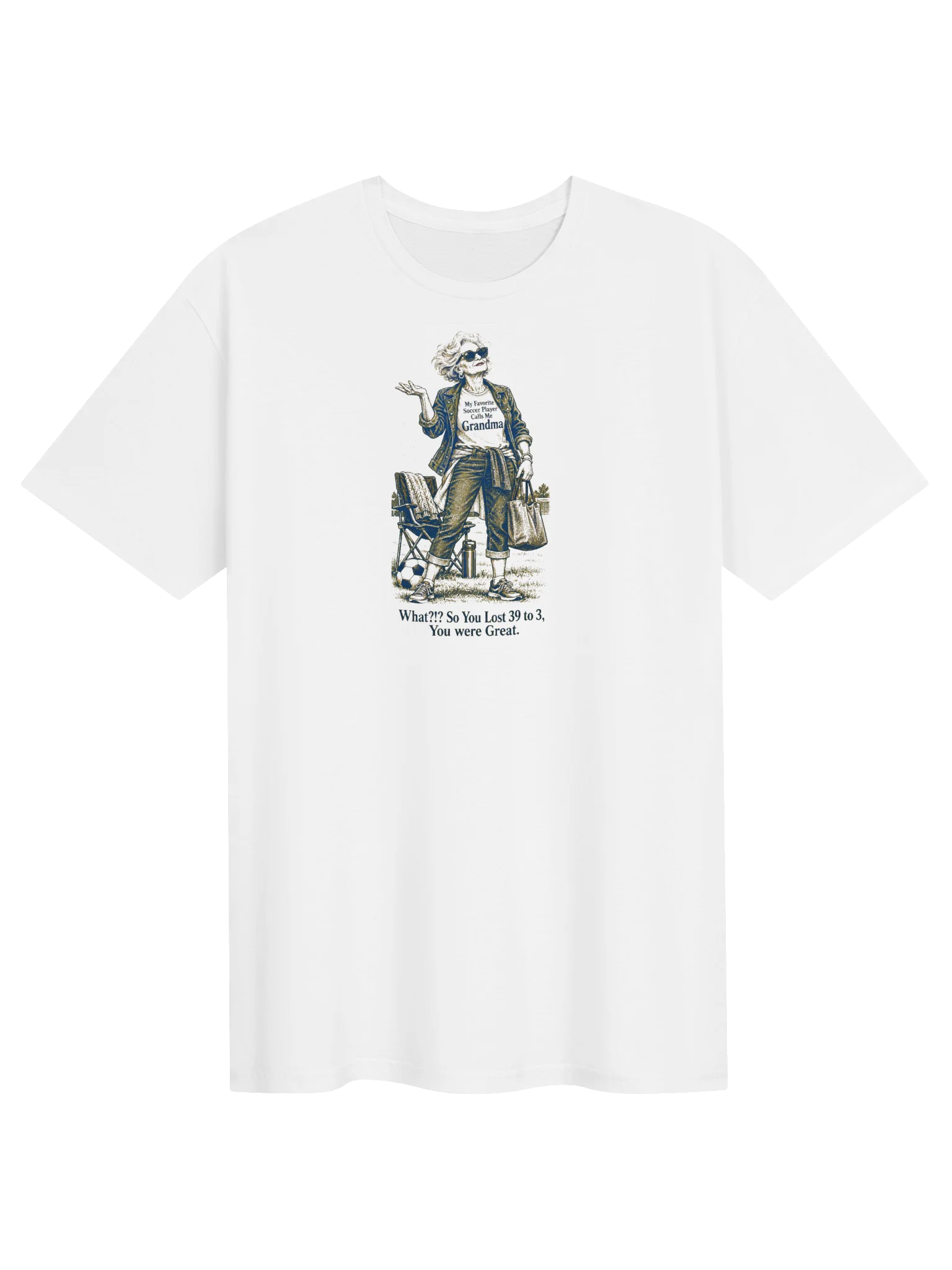 Grandma’s Favorite Soccer Player Humor Tee product image (2)