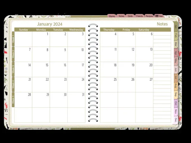 2024 Mahjong Digital Planner product image (3)