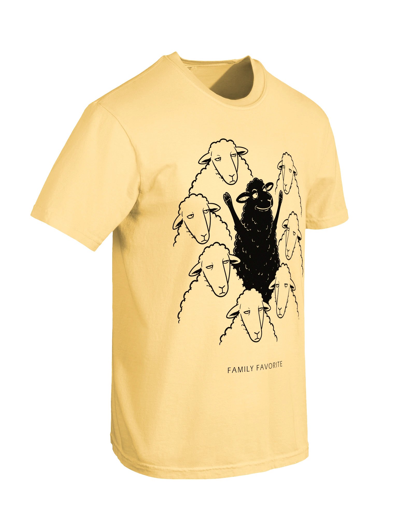 Family Favorite Black Sheep Heavyweight Graphic Tee product image (6)