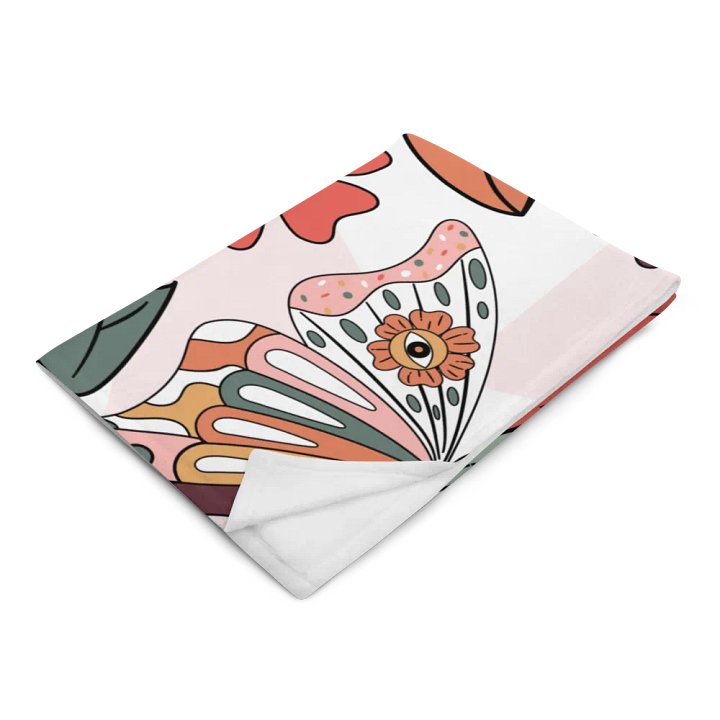 Fluttering Garden Throw Blanket product image (14)